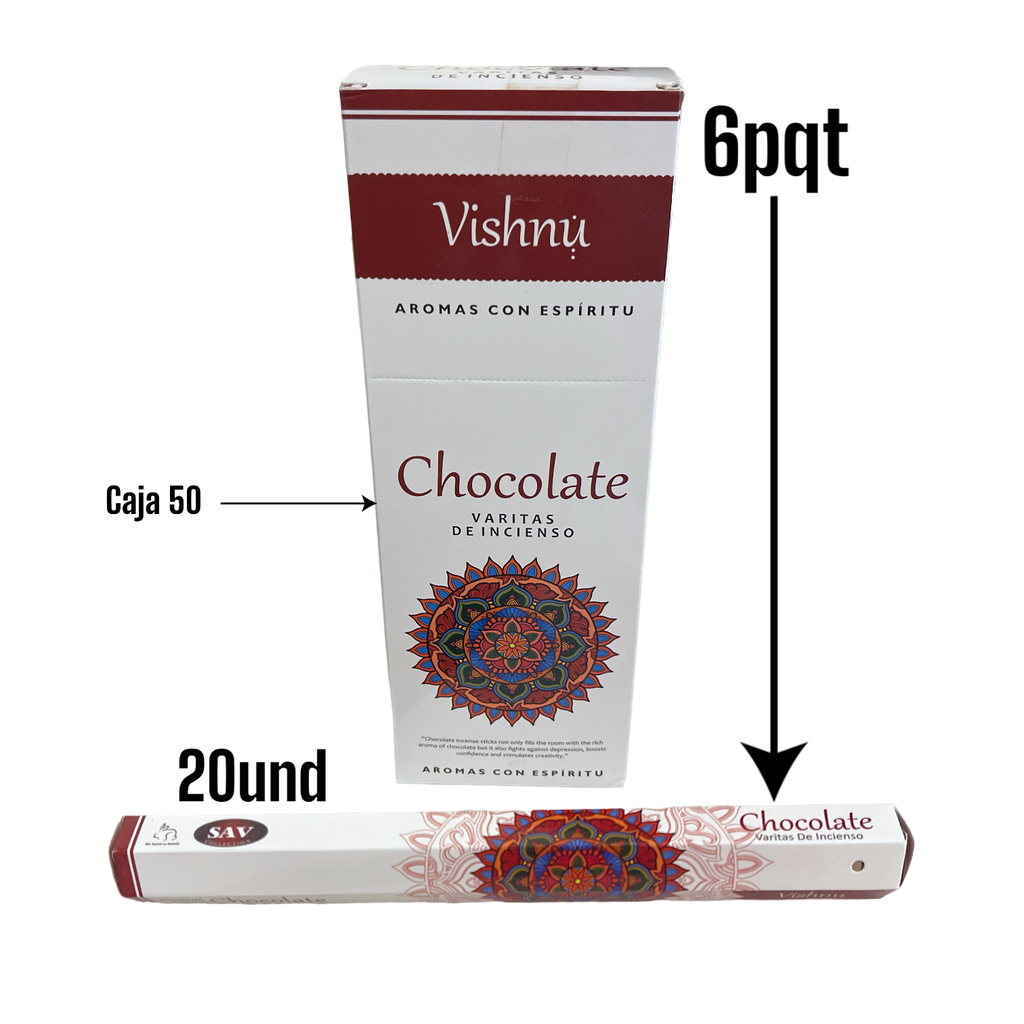 PQT INCIENSO CHOCOLATE SAV