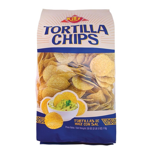 [434111] TORTILLA CHIPS DE MAIZ CON SAL KITTY 1kg/6