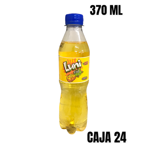 [9133] SODA LUNI PIÑA PLASTICO 370ML/24