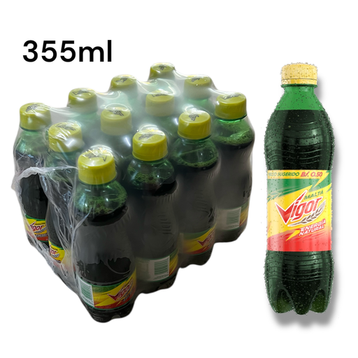 [7677] MALTA VIGOR PLASTICO 355ML/12 CAJA